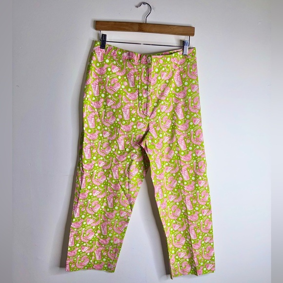 Lilly Pulitzer Shrimp Cocktail Capris Cropped Pants - Picture 1 of 8